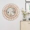 Vintage Handwoven Round Natural Rattan Wall Hanging Mirror For Home Decor